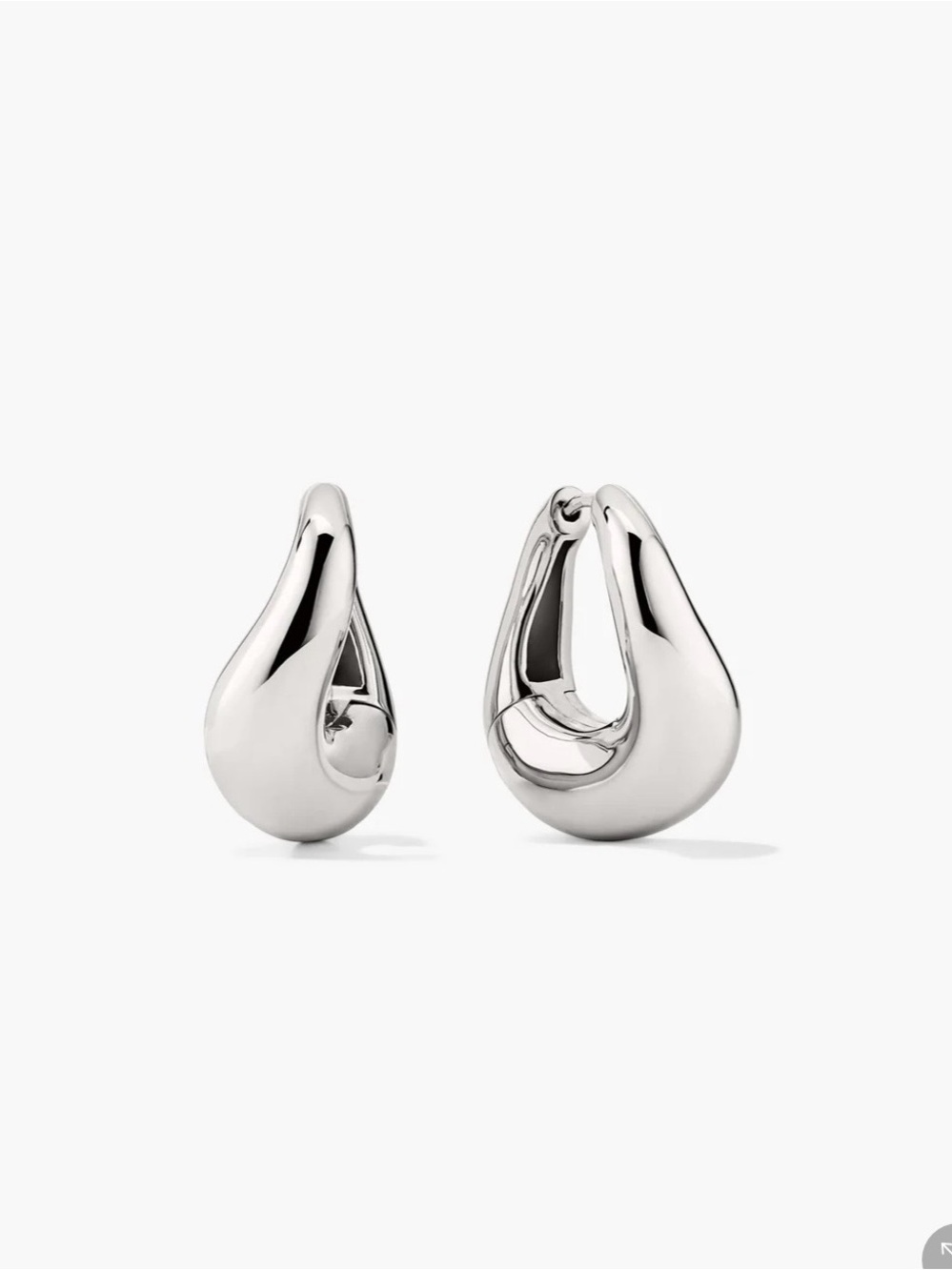 Mejuri Dome Sterling Silver Drop Earrings